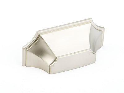 Schaub Empire 3" C-C Cup Pull in Satin Nickel