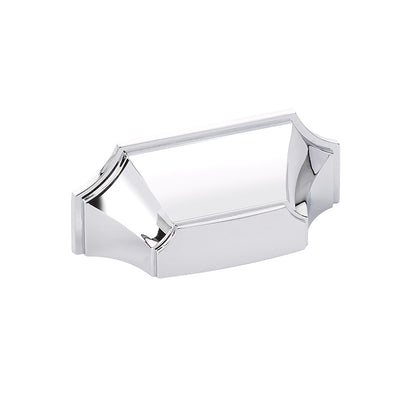 Schaub Empire 3" C-C Cup Pull in Polished Chrome