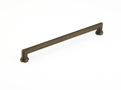Schaub Empire Appliance Pulls 12" C-C Appliance Pull in Ancient Bronze