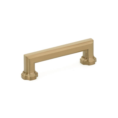 Schaub Empire 3-1/2" C-C Pull in Brushed Bronze