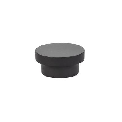 Emtek District 1-3/8" Knob in Flat Black