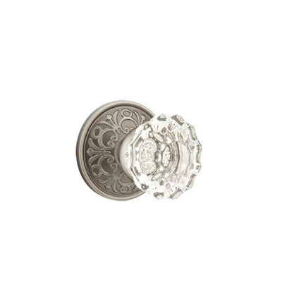 Emtek Astoria Knob with Lancaster Rosette in Pewter
