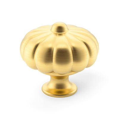Armac Martin Aberdovey Cabinet Knob in 32mm / Satin Brass Lacquered