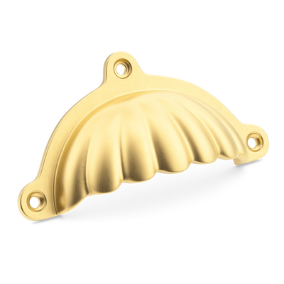 Armac Martin Aberdovey Drawer Pull in 102mm / Satin Brass Lacquered
