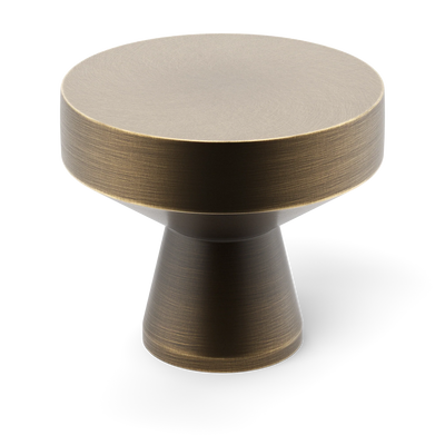 Armac Martin Arbar Cabinet Knob in 32mm / Satin Antique Satin Lacquered