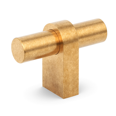 Armac Martin Arbar T-bar Handle in 51mm / Burnished Brass