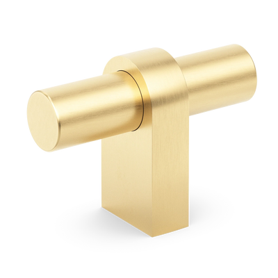 Armac Martin Arbar T-bar Handle in 51mm / Satin Brass Unlacquered