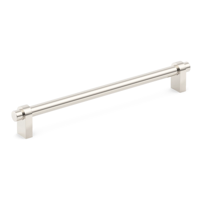 Armac Martin Arbar Cabinet Handle in 73mm / Polished Nickel Plate