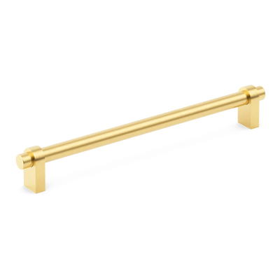 Armac Martin Arbar Cabinet Handle in 73mm / Satin Brass Lacquered