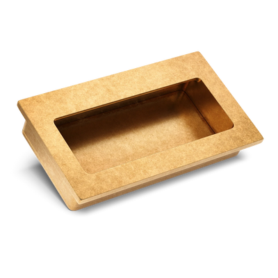 Armac Martin Bartley Flush Pull in 100mm / Burnished Brass
