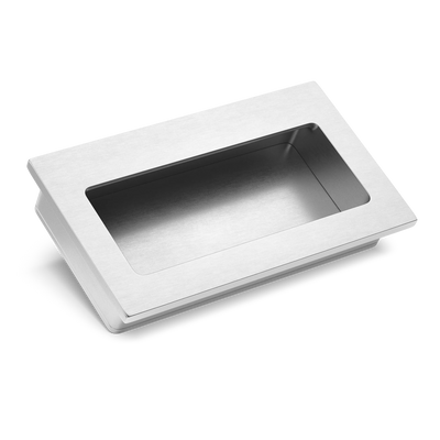 Armac Martin Bartley Flush Pull in 100mm / Satin Chrome Plate