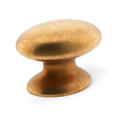 Armac Martin Bakes Cabinet Knob in 23mm / Burnished Brass