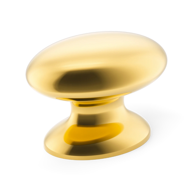 Armac Martin Bakes Cabinet Knob in 23mm / Polished Brass Lacquered