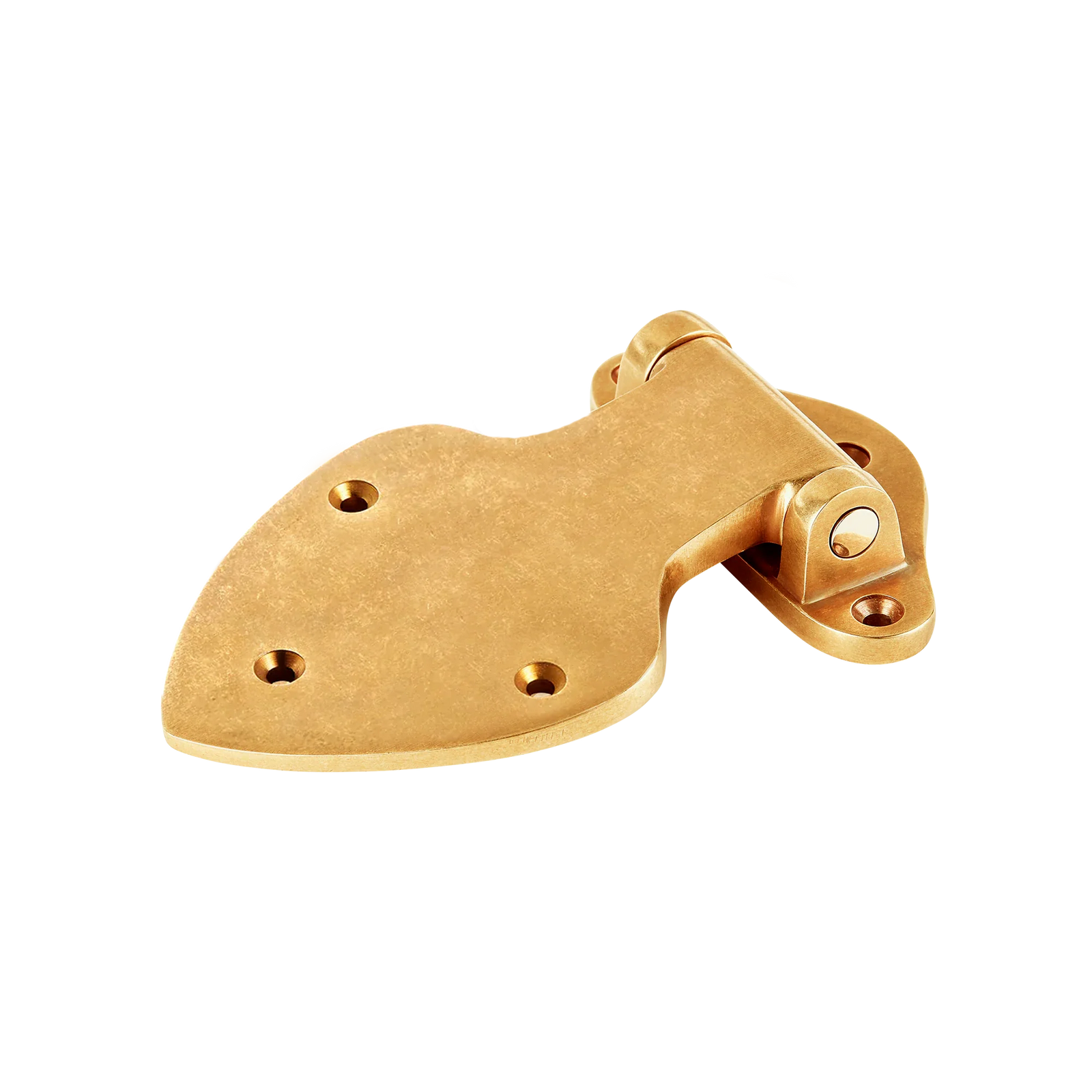 Armac Martin Bakes Offset Hinge in 76mm / Burnished Brass
