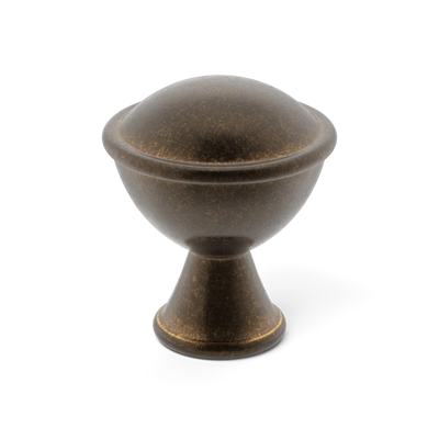 Armac Martin Belgrave Cabinet Knob in 25mm / Dark Aged Brass