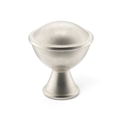 Armac Martin Belgrave Cabinet Knob in 25mm / Barrelled Nickel Plate
