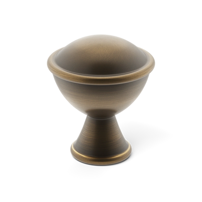 Armac Martin Belgrave Cabinet Knob in 25mm / Satin Antique Satin Lacquered
