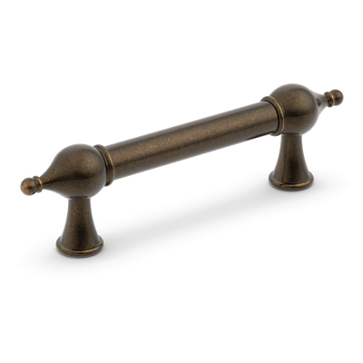Armac Martin Belgrave Cabinet Handle in 96mm / Dark Aged Brass