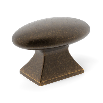 Armac Martin Bournville Cabinet Knob in 35mm / Dark Aged Brass