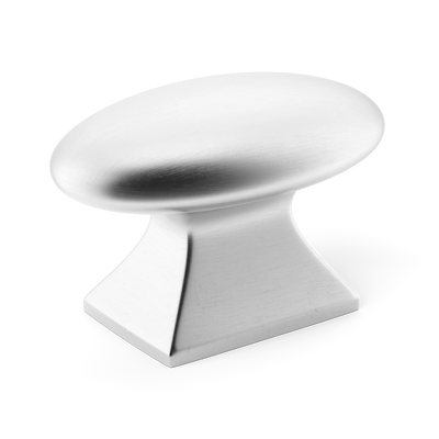 Armac Martin Bournville Cabinet Knob in 35mm / Satin Chrome Plate