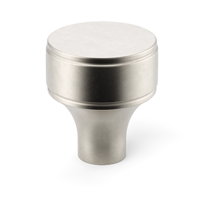 Armac Martin Barwick Plain Cabinet Knob in 25mm / Barrelled Nickel Plate