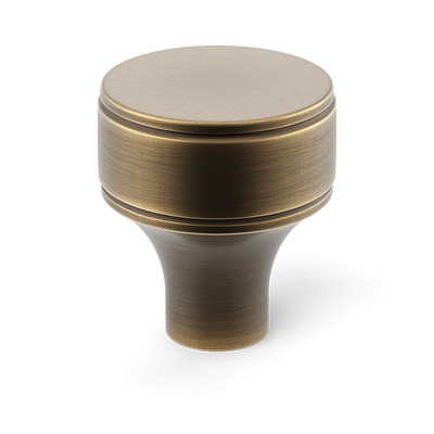 Armac Martin Barwick Plain Cabinet Knob in 25mm / Satin Antique Satin Lacquered