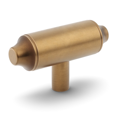 Armac Martin Barwick Plain T-bar Handle in 79mm / Fine English Antique