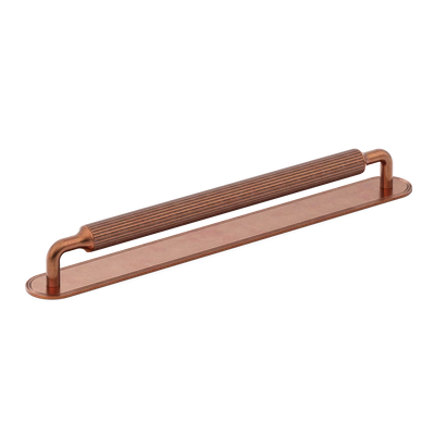 Armac Martin Barwick Ridged Appliance Pull with Backplate