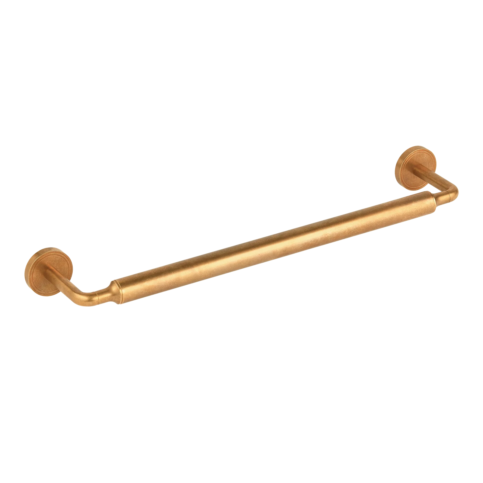 Armac Martin Barwick Plain Bath Towel Rail in 450mm / Polished Brass Unlacquered