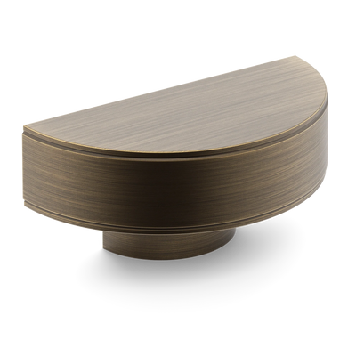 Armac Martin Barwick Plain D-pull Handle in 100mm / Satin Antique Satin Lacquered