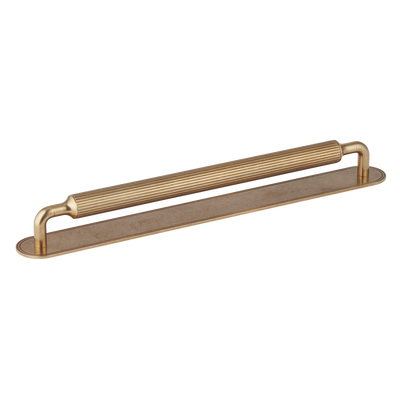Armac Martin Barwick Ridged Appliance Pull with Backplate