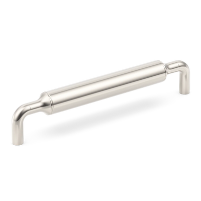 Armac Martin Barwick Plain Cabinet Pull Handle in 128mm / Polished Nickel Plate