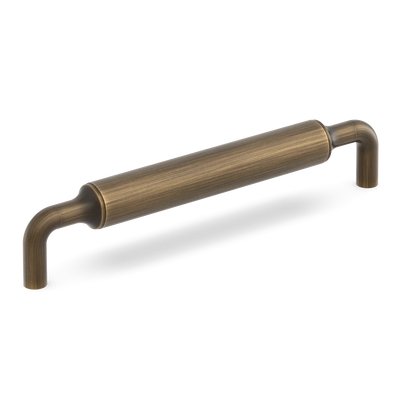 Armac Martin Barwick Plain Cabinet Pull Handle in 128mm / Satin Antique Satin Lacquered