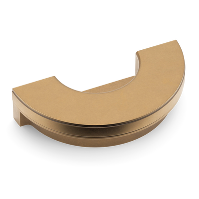 Armac Martin Barwick Plain Recessed Pull in 100mm / Fine English Antique