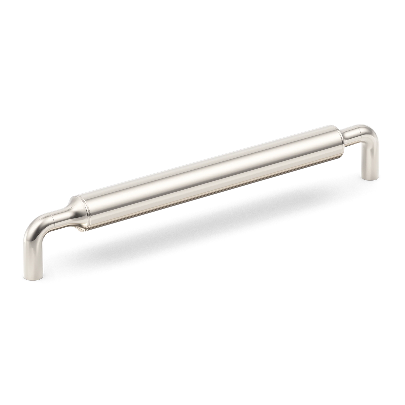 Armac Martin Barwick Slim Plain Cabinet Pull Handle in 96mm / Polished Nickel Plate