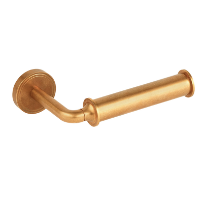 Armac Martin Barwick Plain Toilet Roll Holder in 175mm / Right Hand / Polished Brass Unlacquered