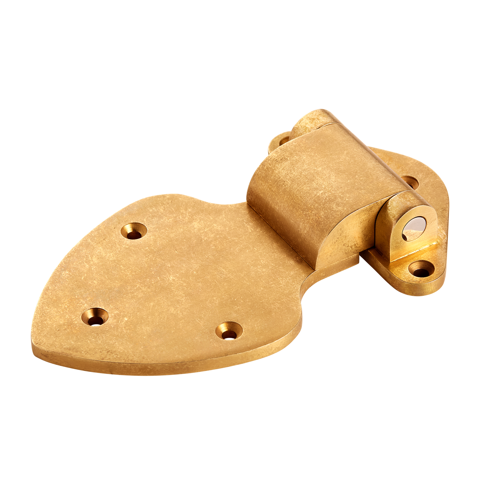 Armac Martin Bakes Flush Hinge in 76mm / Burnished Brass