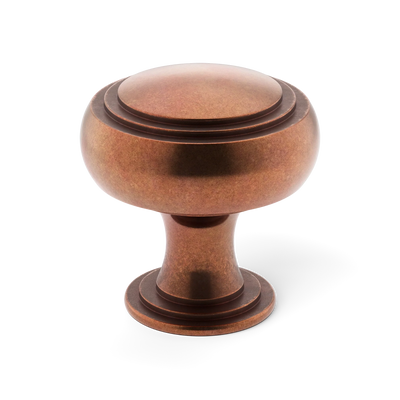 Armac Martin Carlton Cabinet Knob in 25mm / Aged Copper
