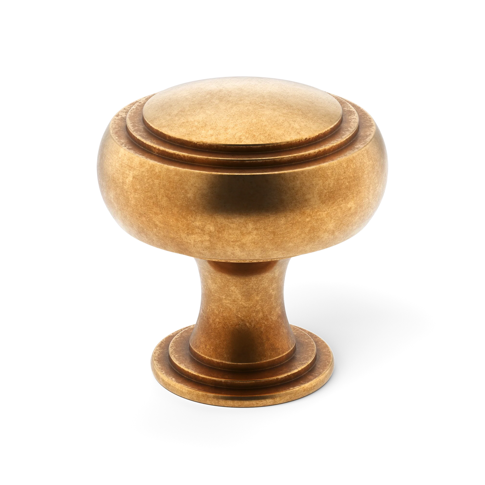 Armac Martin Carlton Cabinet Knob in 25mm / Burnished Brass