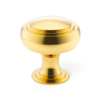 Armac Martin Carlton Cabinet Knob in 25mm / Polished Brass Lacquered