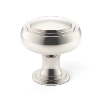Armac Martin Carlton Cabinet Knob in 25mm / Polished Nickel Plate