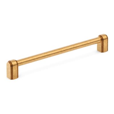 Armac Martin Carlton Cabinet Handle in 96mm / Burnished Brass