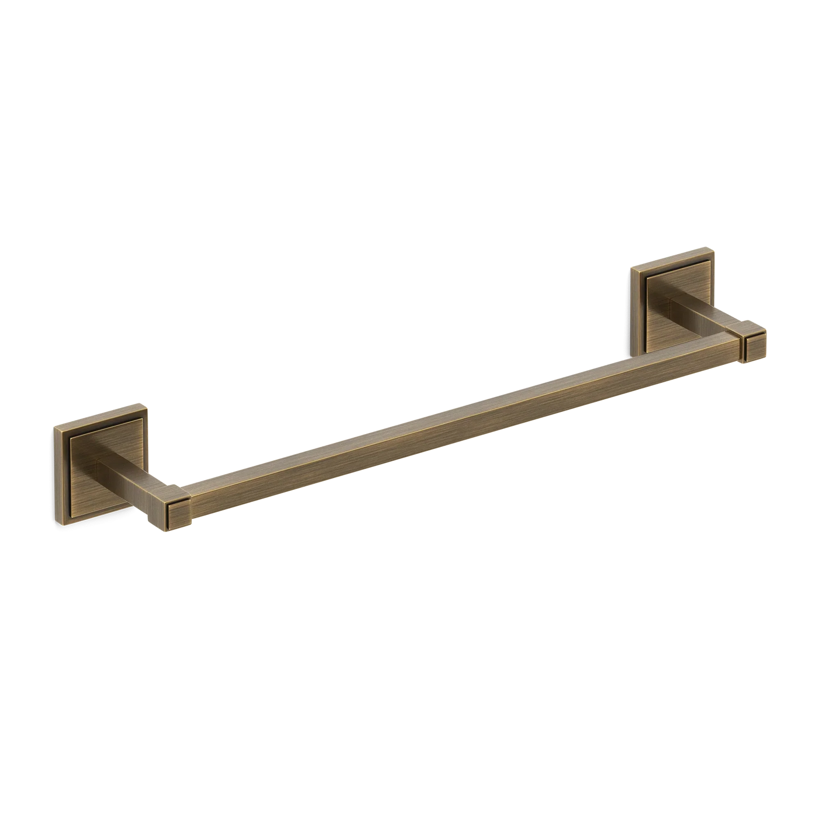 Armac Martin Claremont Bath Towel Rail in 450mm / Satin Antique Satin Lacquered