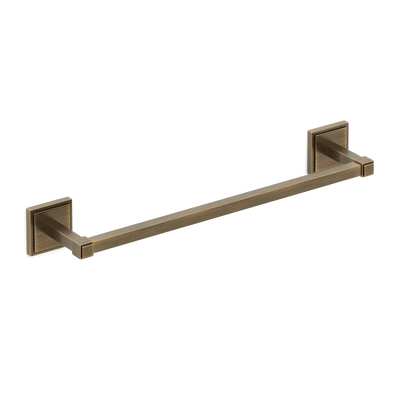 Armac Martin Claremont Bath Towel Rail in 450mm / Satin Antique Satin Lacquered