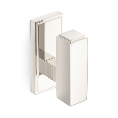 Armac Martin Claremont Wall Hook in 51mm / Polished Nickel Plate