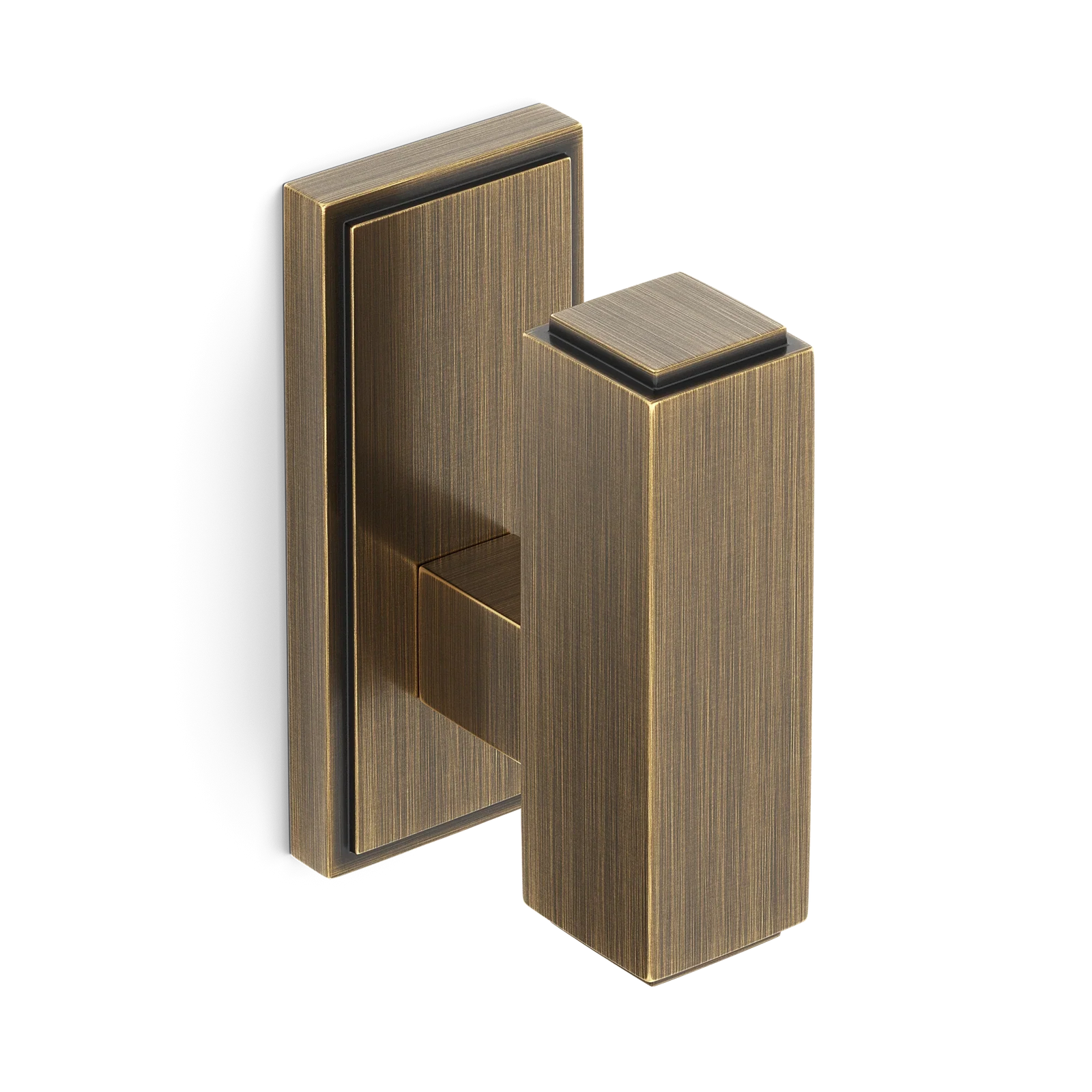 Armac Martin Claremont Wall Hook in 51mm / Satin Antique Satin Lacquered