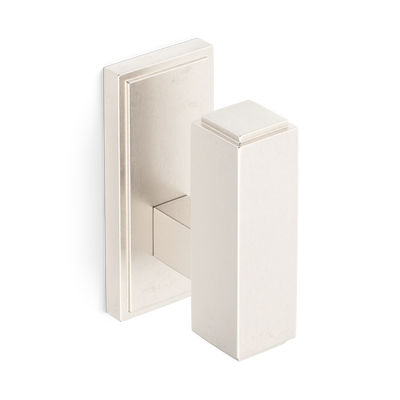 Armac Martin Claremont Wall Hook in 51mm / Satin Nickel Plate