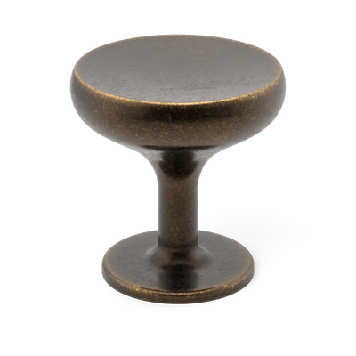 Armac Martin Colmore Cabinet Knob in 27mm / Dark Aged Brass