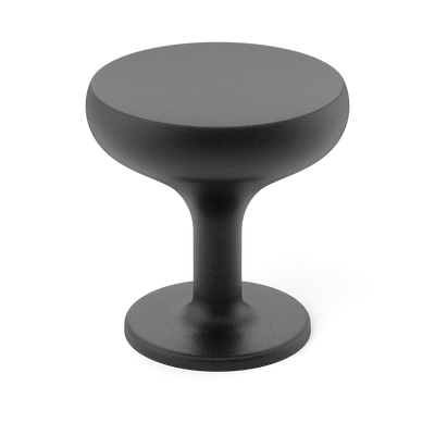 Armac Martin Colmore Cabinet Knob in 27mm / Matt Black Lacquered