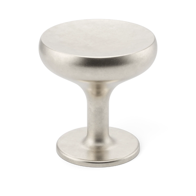 Armac Martin Colmore Cabinet Knob in 27mm / Barrelled Nickel Plate